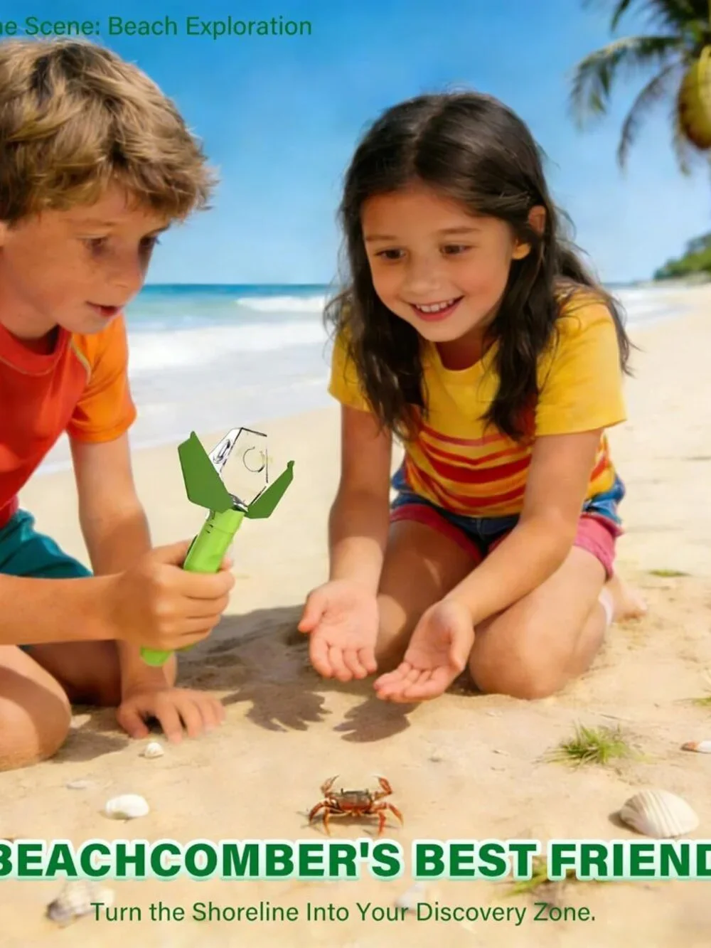 Kids Bug Catcher with 6X Magnifier – STEM Educational Insect Viewer for Outdoor
